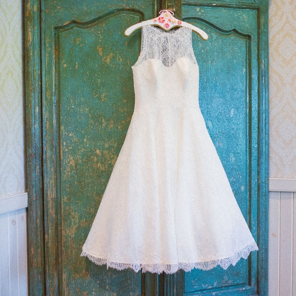 beige lace wedding dresses Blush Lace Wedding Dress  Wedding dresses by Alena Plokhova